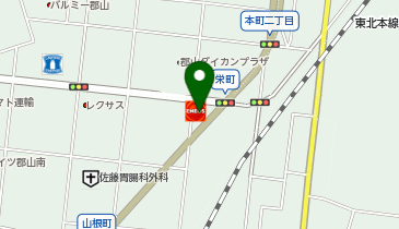 ニコニコレンタカー 郡山図景店の地図画像