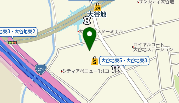 ニコニコレンタカー 大谷地駅店の地図画像