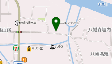 ニコニコレンタカー 京都八幡森店の地図画像