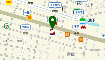 ニコニコレンタカー 名古屋春岡店の地図画像