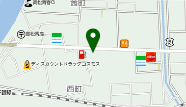 ニコニコレンタカー 高松西町店の地図画像