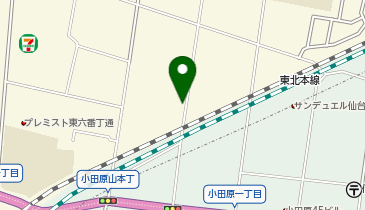 ニコニコレンタカー 仙台小田原5丁目店の地図画像