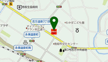 ニコニコレンタカー 鳥取吉方温泉店の地図画像