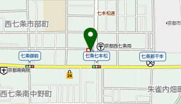 ニコニコレンタカー 京都七条七本松店の地図画像