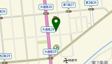 ニコニコレンタカー 帯広大通南27丁目店の地図画像