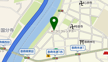 ニコニコレンタカー 都島本通店の地図画像