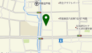 ニコニコレンタカー 平野長吉六反店の地図画像