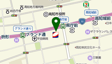 ニコニコレンタカー 高知県庁前店の地図画像