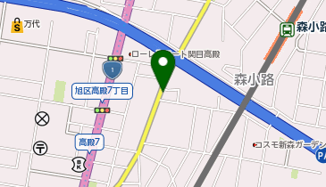 ニコニコレンタカー 大阪高殿店の地図画像