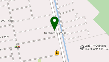 ニコニコレンタカー 丘珠空港篠路通店の地図画像