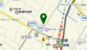 ニコニコレンタカー JR彦根駅西口店の地図画像