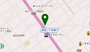 ニコニコレンタカー 上尾緑丘店の地図画像