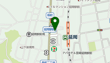 ニコニコレンタカー 延岡駅前店の地図画像