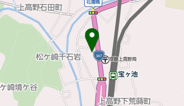 ニコニコレンタカー 宝ケ池駅店の地図画像