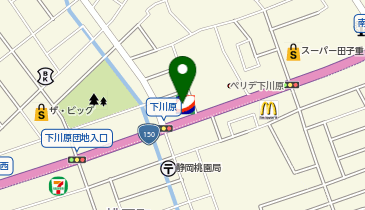 ニコニコレンタカー 静岡下川原5丁目店の地図画像