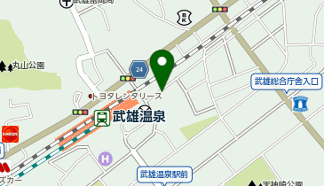ニコニコレンタカー 武雄温泉駅南口店の地図画像