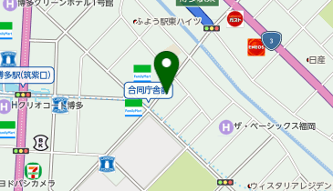 ニコニコレンタカー 博多駅東2丁目店の地図画像