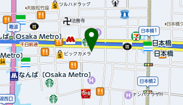 ニコニコレンタカー 大阪千日前店の地図画像