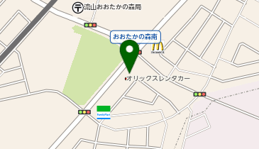ニコニコレンタカー 流山おおたかの森南店の地図画像