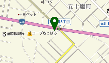 トヨタレンタリース 留萌店の地図画像