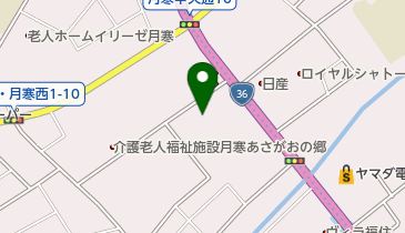 トヨタレンタリース 地下鉄福住駅前店の地図画像