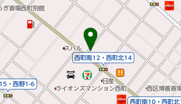 トヨタレンタリース 西町店の地図画像