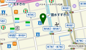 トヨタレンタリース 地下鉄すすきの駅前店の地図画像