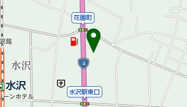 トヨタレンタリース 水沢店の地図画像