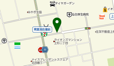 トヨタレンタリース 北四番丁上杉店の地図画像