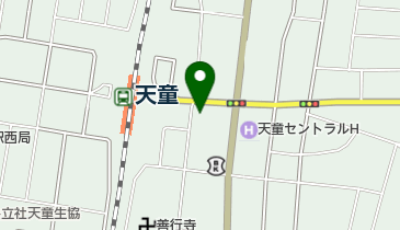 トヨタレンタリース 天童駅前店の地図画像