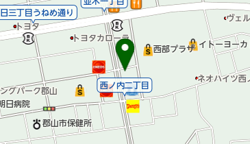 トヨタレンタリース 西ノ内店の地図画像