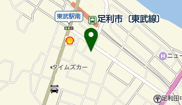 トヨタレンタリース 足利市駅前店の地図画像