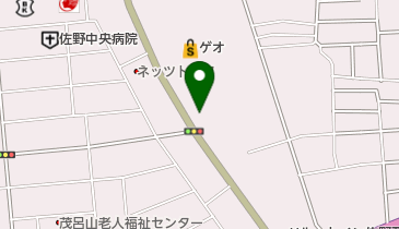 トヨタレンタリース 佐野店の地図画像