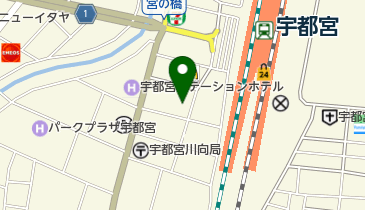 トヨタレンタリース 宇都宮駅西口店の地図画像