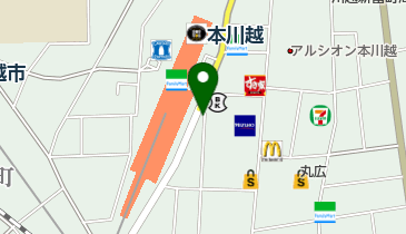 トヨタレンタリース 本川越駅前店の地図画像
