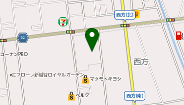 トヨタレンタリース 南越谷店の地図画像