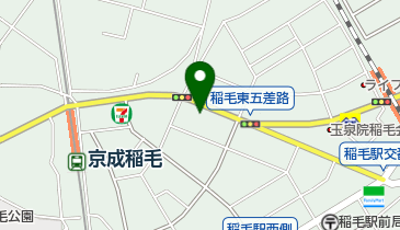 トヨタレンタリース 稲毛店の地図画像