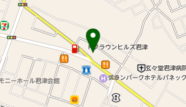 トヨタレンタリース 君津駅前店の地図画像