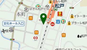 トヨタレンタリース 松戸駅西口店の地図画像