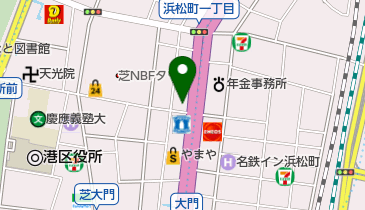 トヨタレンタリース 浜松町店の地図画像