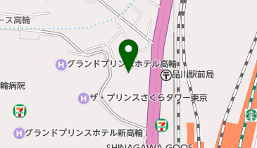 トヨタレンタリース 品川高輪口店の地図画像