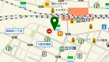 トヨタレンタリース 立川駅南口店の地図画像