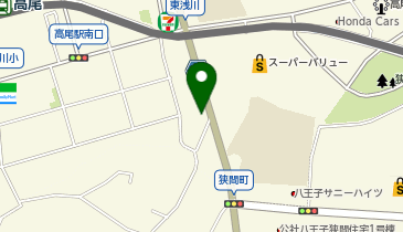 トヨタレンタリース 高尾店の地図画像