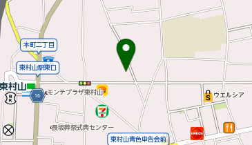 トヨタレンタリース 東村山駅前店の地図画像