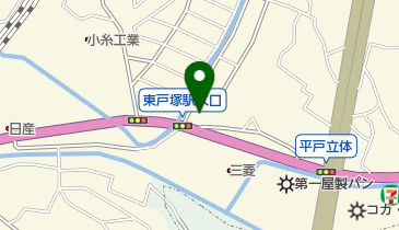 トヨタレンタリース 東戸塚店の地図画像