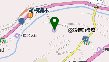 トヨタレンタリース 箱根湯本店の地図画像