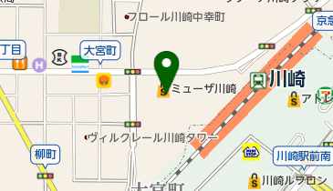 トヨタレンタリース 川崎駅前西口店の地図画像