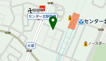 トヨタレンタリース センター北駅前店の地図画像