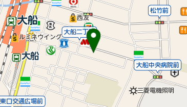 トヨタレンタリース 大船駅東口前店の地図画像