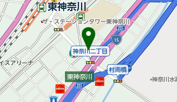 トヨタレンタリース 東神奈川駅前店の地図画像
